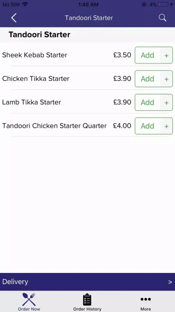Capturas de tela do Sylhet Restaurant and Takeaway