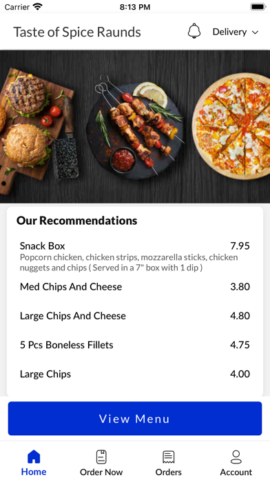 Taste of Spice Raunds سکرین شاٹس
