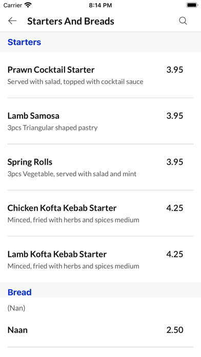 Taste of Spice Raunds سکرین شاٹس