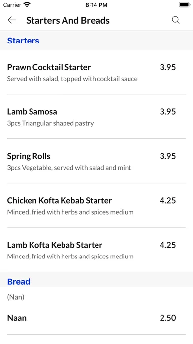 Tangkapan skrin Taste of Spice Raunds