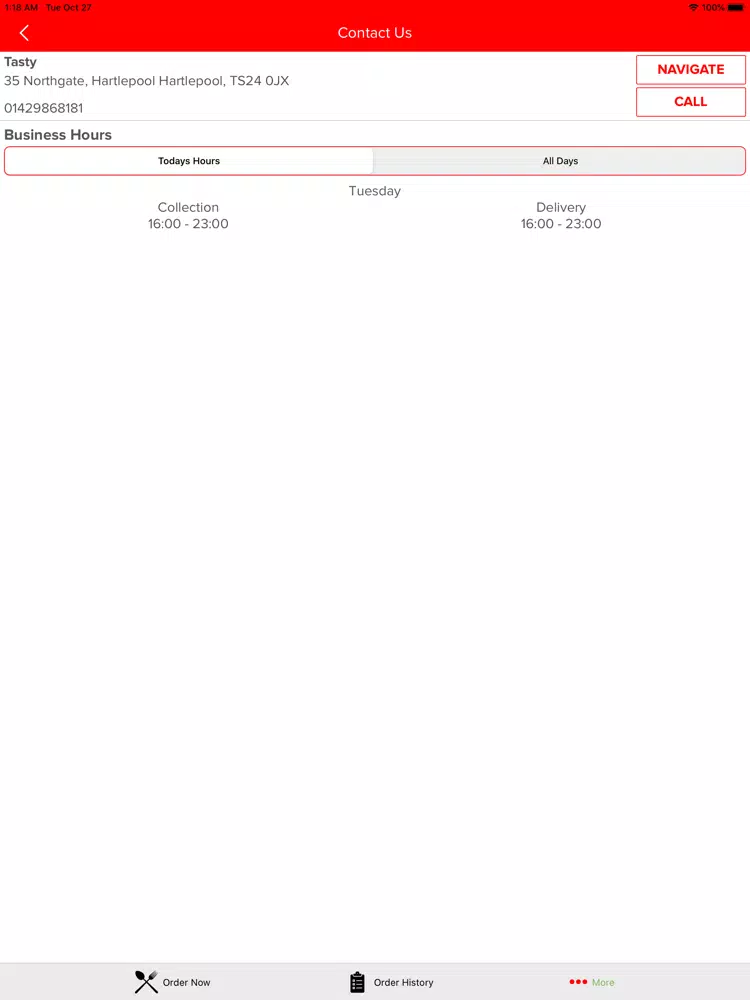 Скриншоты Tasty Hartlepool. iPad 