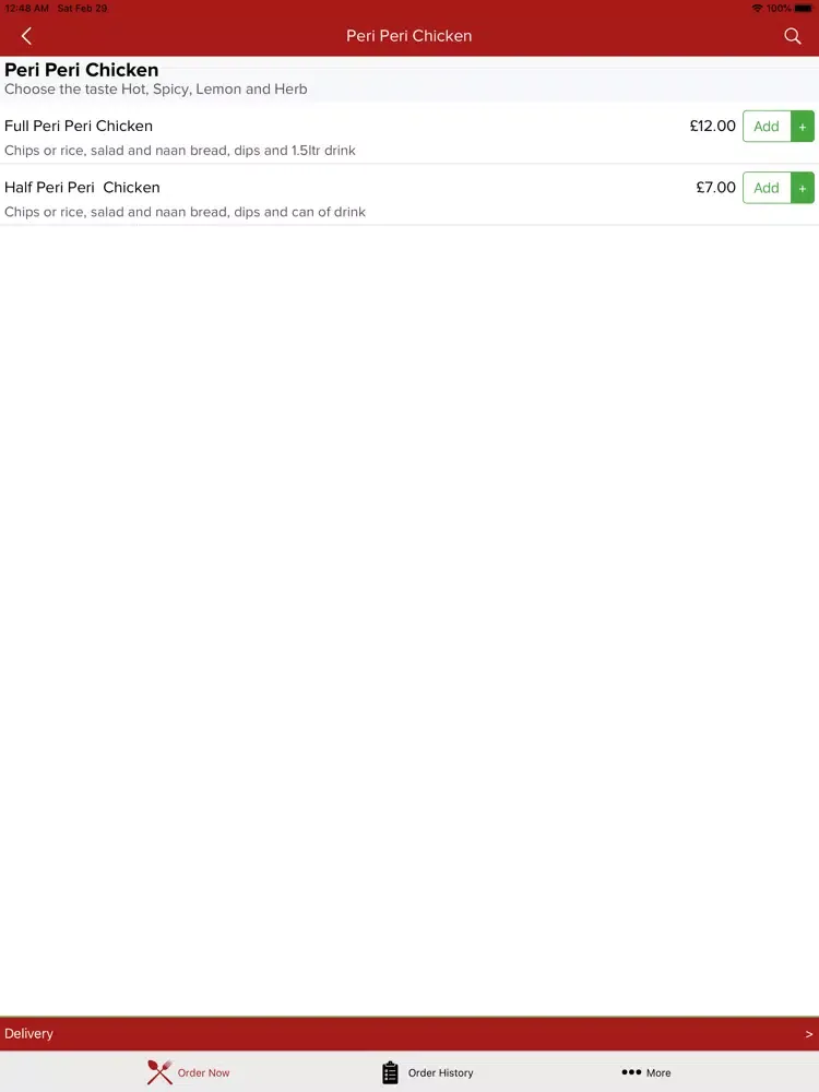 Capturas de tela do Tasty House WN5 9EA iPad 