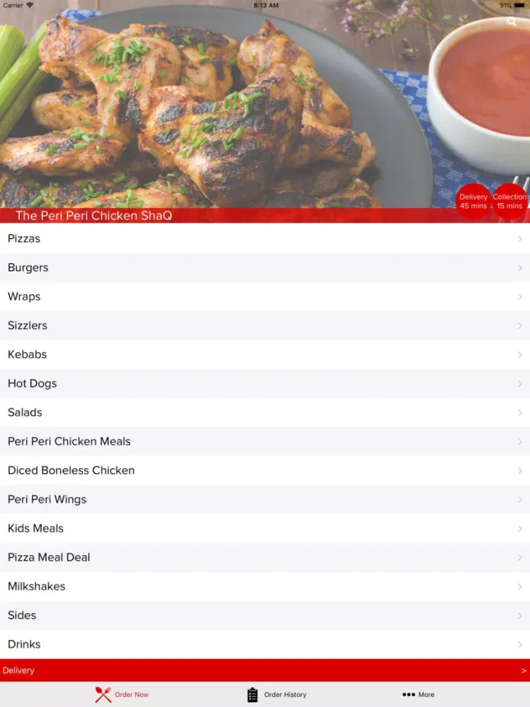 Ảnh chụp màn hình của The Peri Peri Chicken ShaQ iPad 