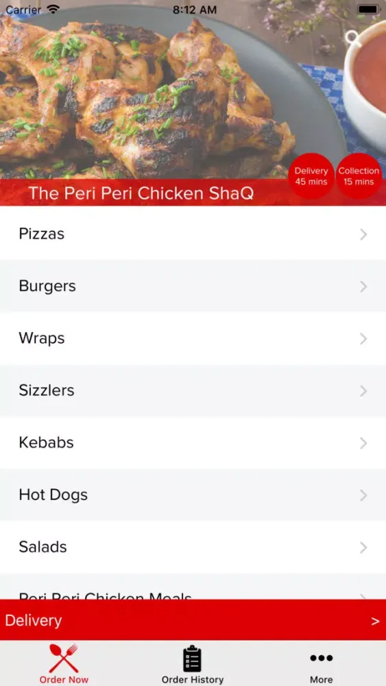 Ảnh chụp màn hình của The Peri Peri Chicken ShaQ