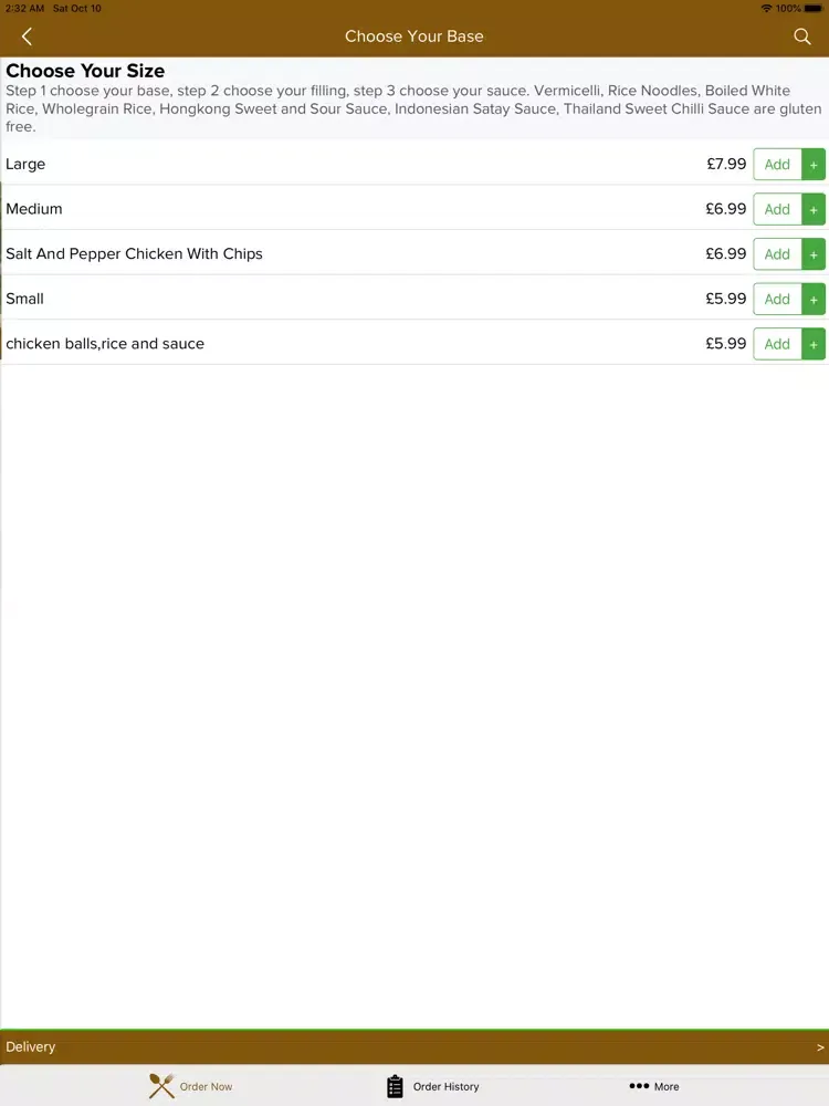 Screenshot di The Wok Stop Stafford iPad 