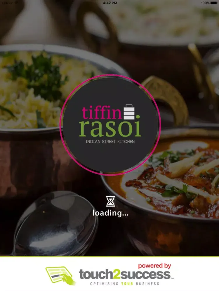Tiffin Rasoi Barry iPad  Screenshots
