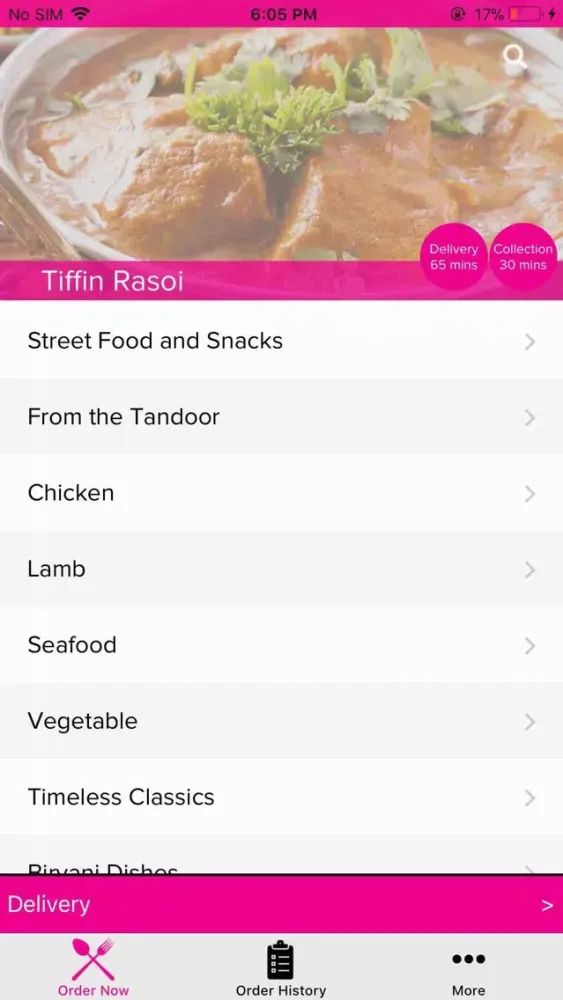 Tiffin Rasoi Barry Screenshots