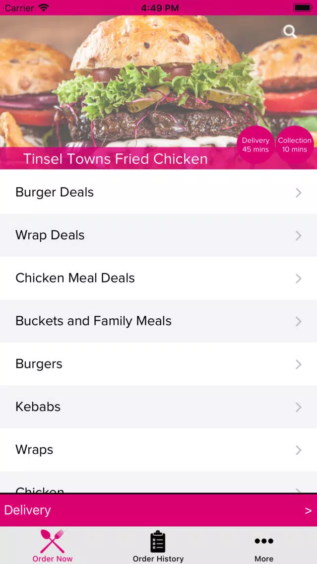 Tinsel Towns Fried Chicken应用截图