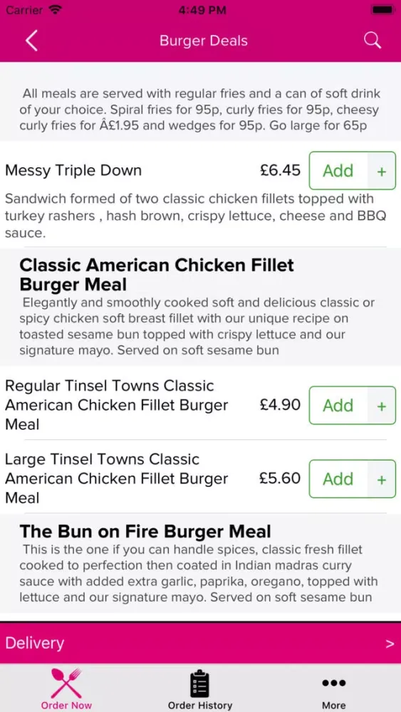Tinsel Towns Fried Chicken 스크린샷