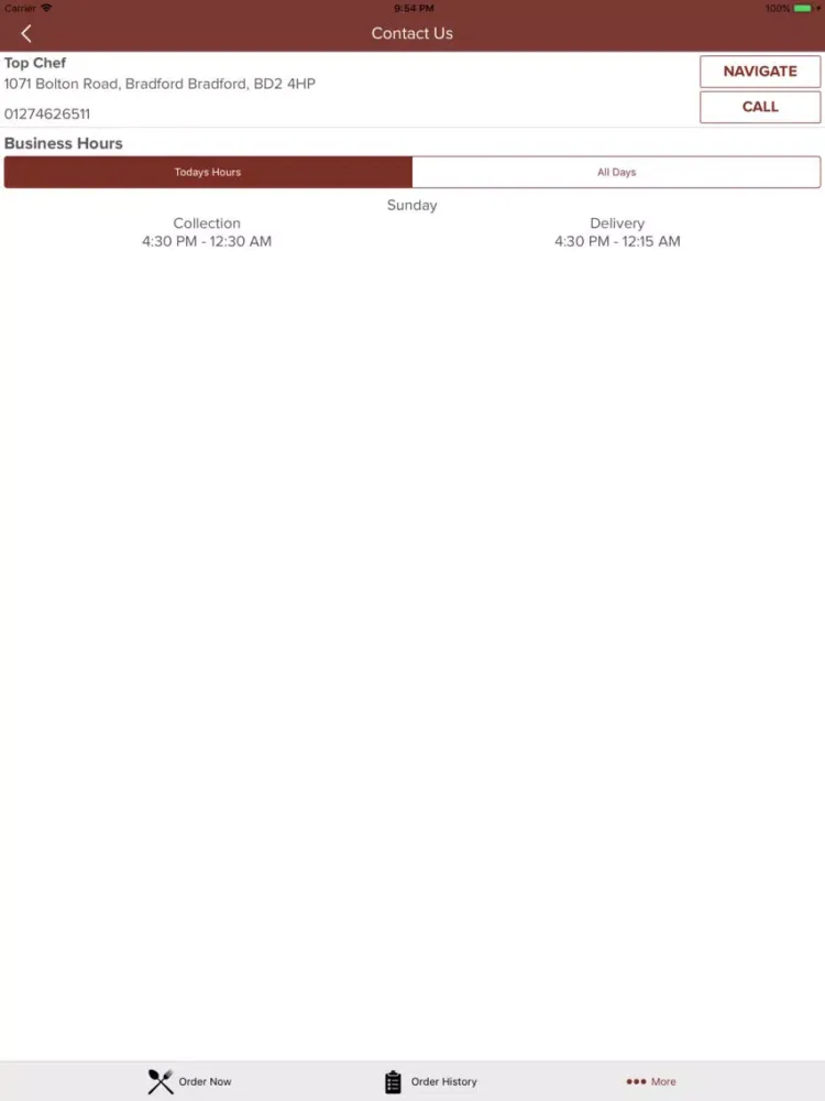 Top Chef-Bradford iPad 應用截圖