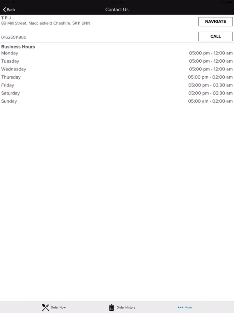 Capturas de pantalla de T P J iPad 