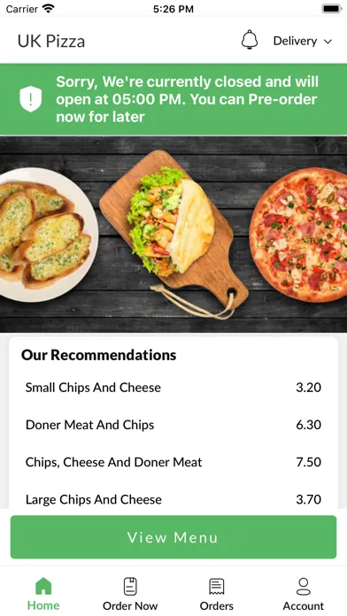 UK Pizza應用截圖