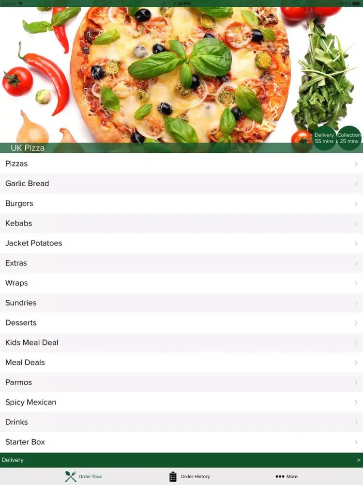 Uk Pizza Stanley iPad 应用截图