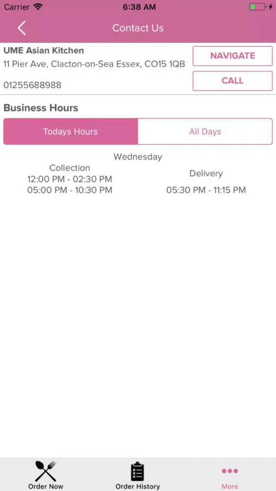 UME Asian Kitchen Screenshots