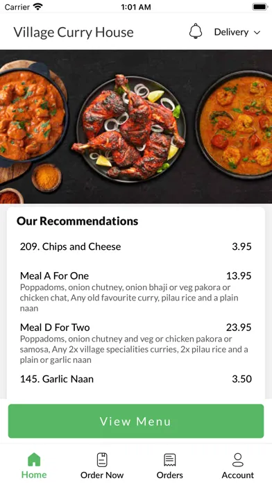 VillageCurryHouse,应用截图