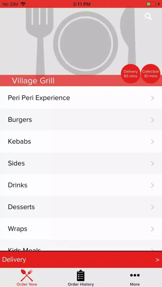 Tangkapan layar Village Grill