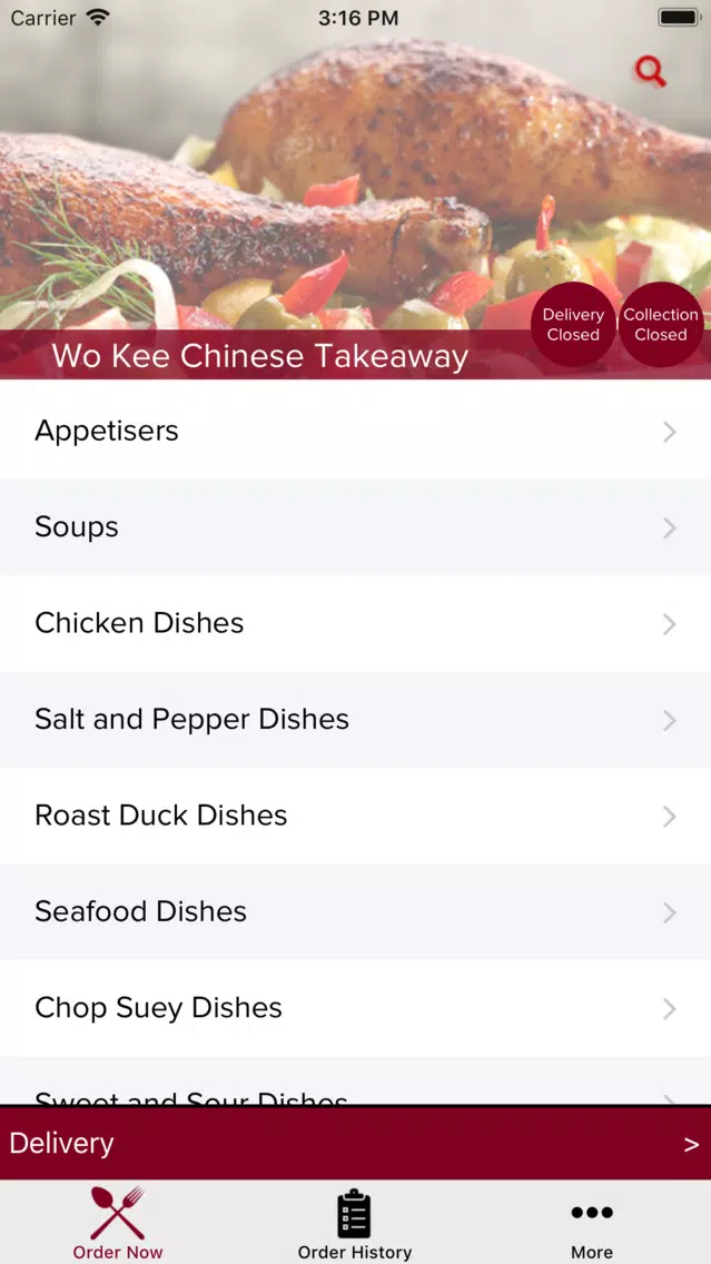 Wo Kee Chinese Takeaway スクリーンショット