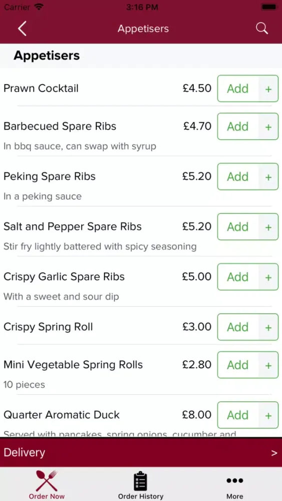 Screenshot di Wo Kee Chinese Takeaway