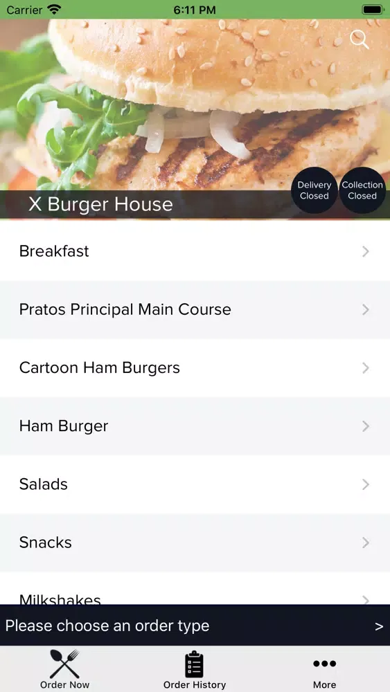 X Burger House MIDDLESEX スクリーンショット