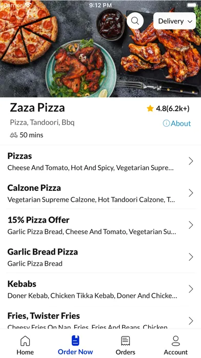 Скриншоты Zaza Pizza