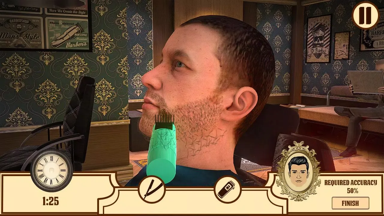 Barber Shop Hair Cut Salon 3D Screenshots
