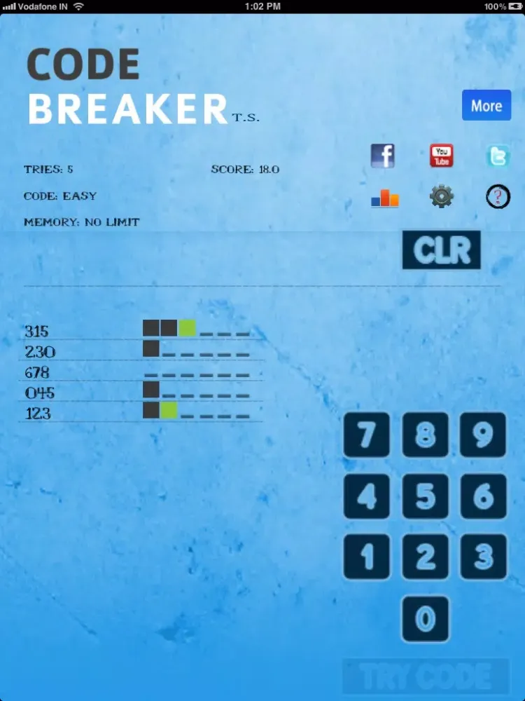 Capturas de tela do Puzzle Game Free Code Breaker iPad 