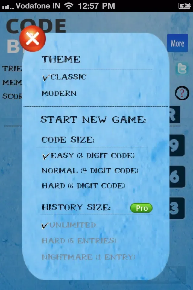 Capturas de tela do Puzzle Game Free Code Breaker