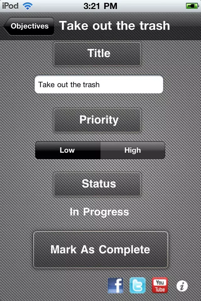 Zrzuty ekranu Objectives Free. Multi-task Manager