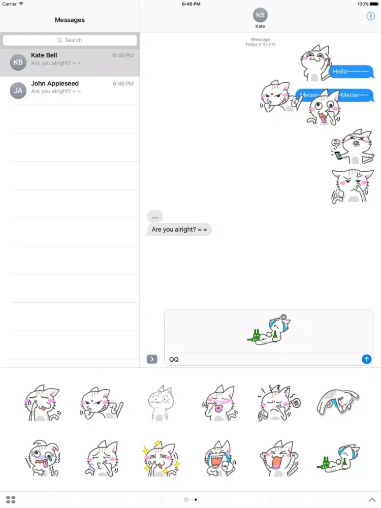 Zrzuty ekranu GauGuai Cat iPad 
