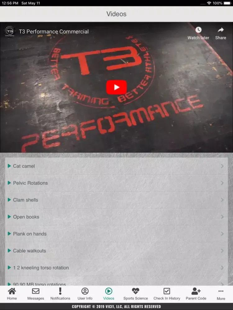 T3 Athlete iPad  Screenshots