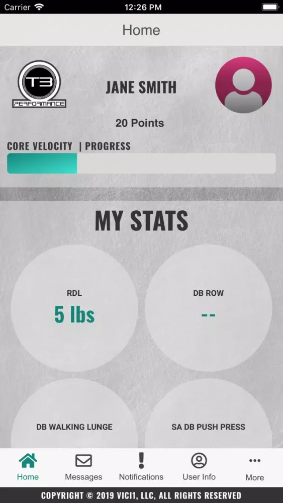 T3 Athlete Screenshots