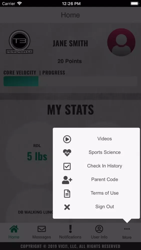 T3 Athlete Screenshots