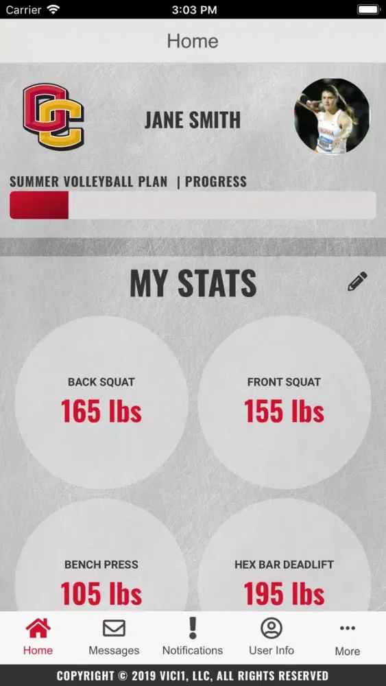 Oberlin College Athlete Screenshots
