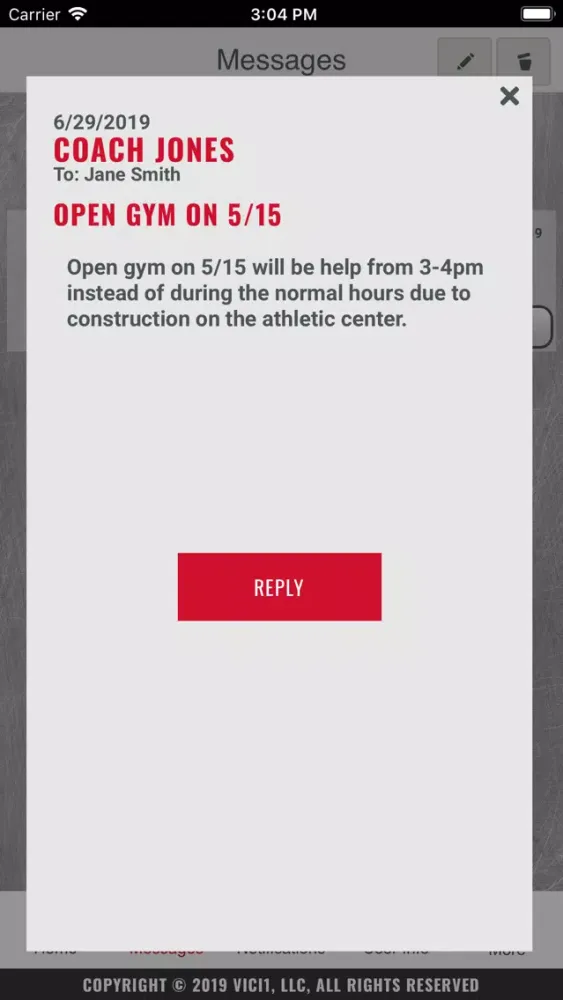 Oberlin College Athlete Screenshots