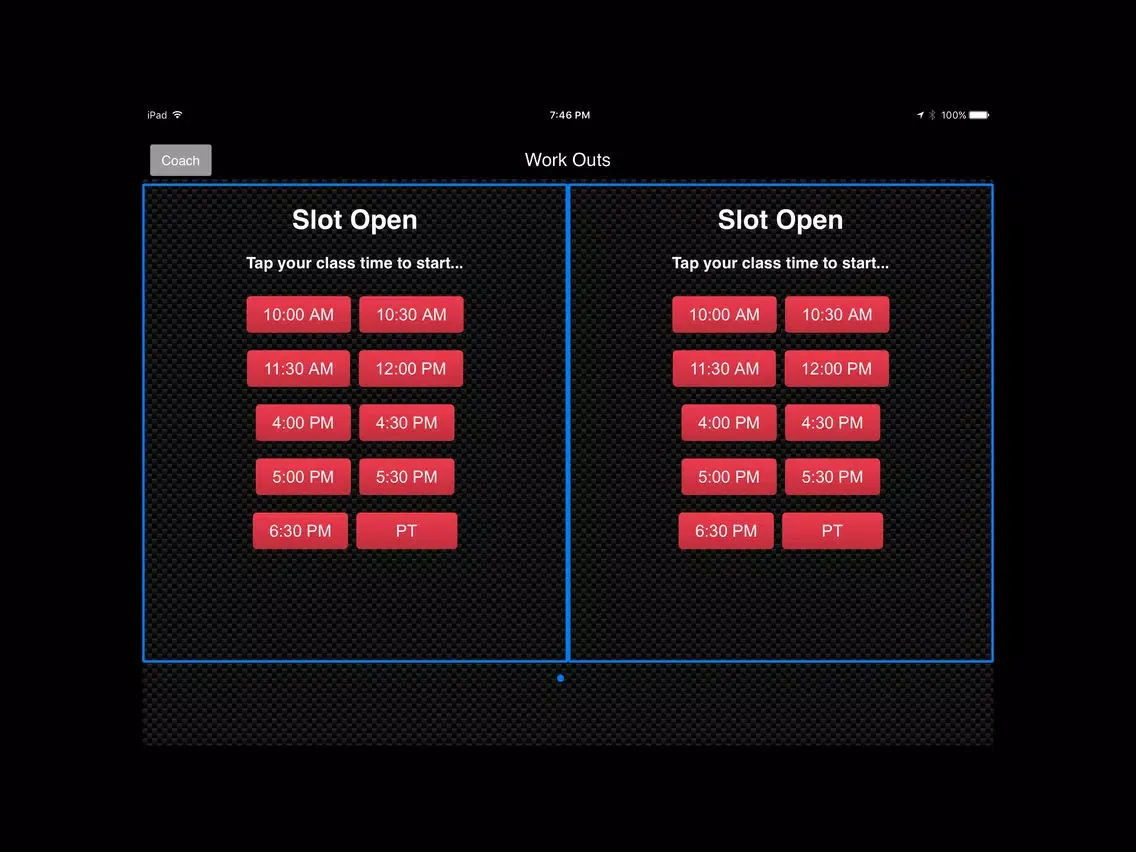 Tangkapan layar T3 Performance iPad 