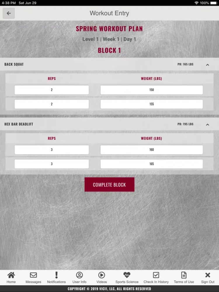 Rocky River Athlete iPad 应用截图