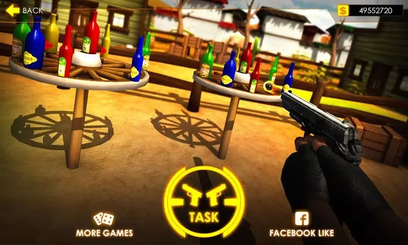 Ảnh chụp màn hình của Gun Bottle Shooting Expert 3D