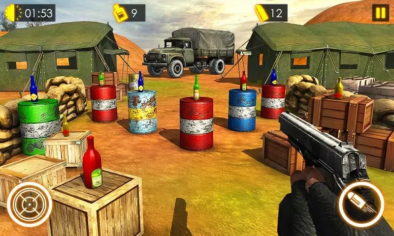 Ảnh chụp màn hình của Gun Bottle Shooting Expert 3D