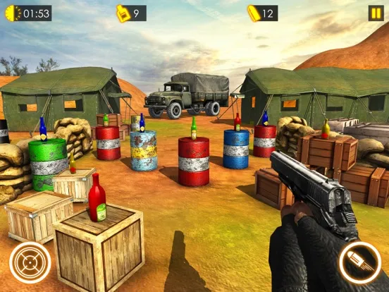 Capturas de pantalla de Bottle Shoot 3D Expert - Flipping bottle shooting iPad