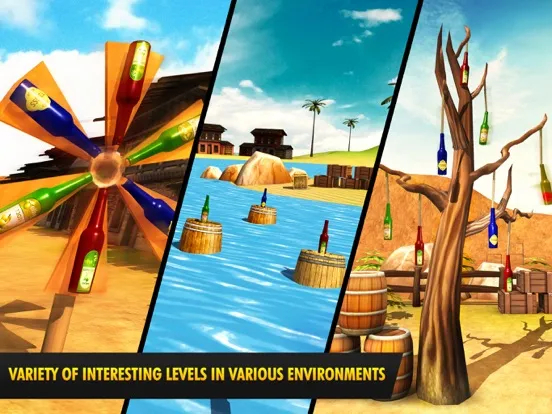Capturas de pantalla de Bottle Shoot 3D Expert - Flipping bottle shooting iPad