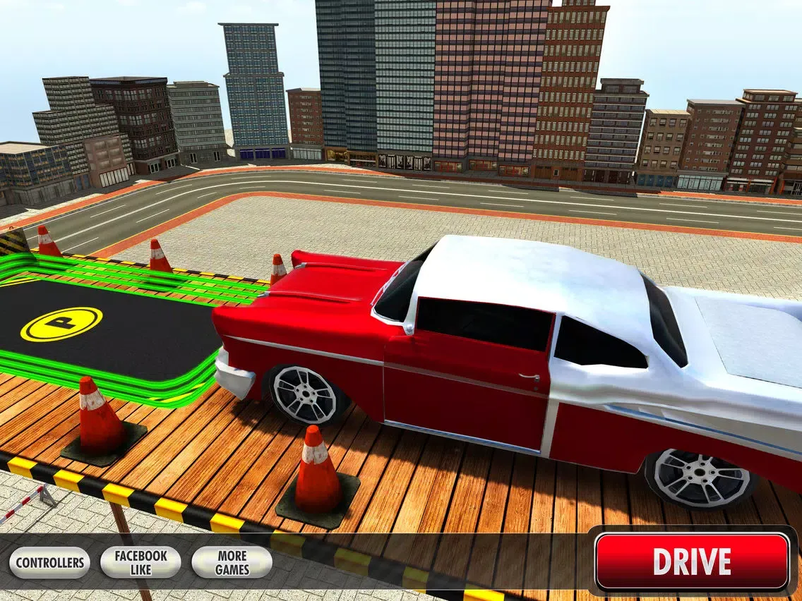 ภาพหน้าจอของ Classic Car Stunt Parking - Driving Simulator 2017 iPad 