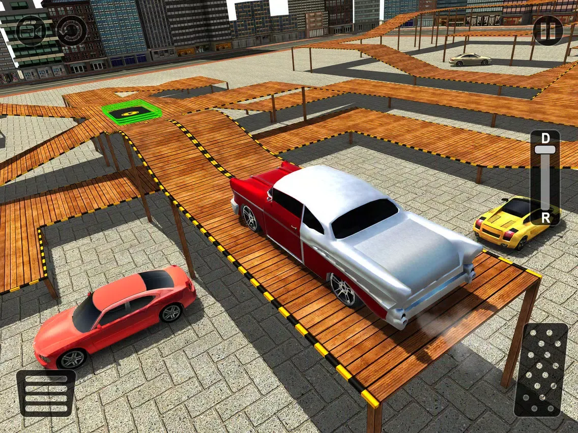 ภาพหน้าจอของ Classic Car Stunt Parking - Driving Simulator 2017 iPad 