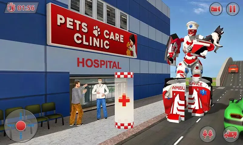 Ambulance Robot City Rescue Screenshots