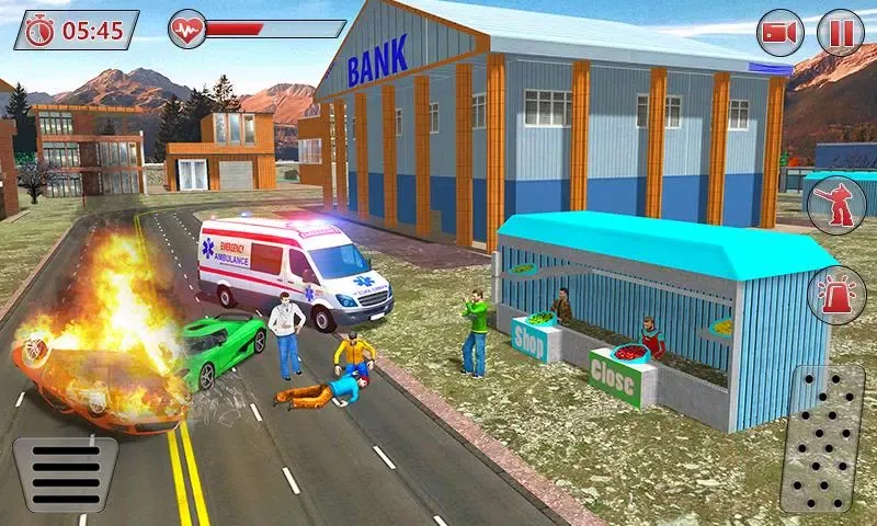 Ambulance Robot City Rescue Screenshots
