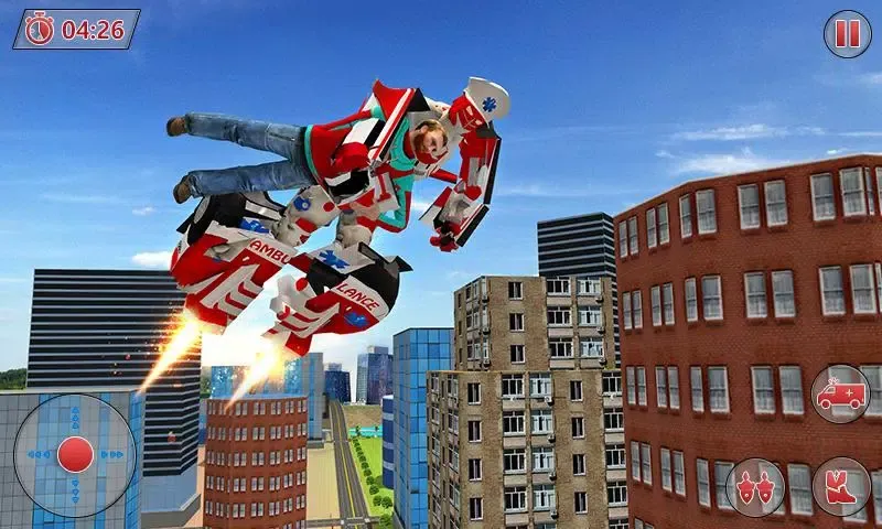 Ambulance Robot City Rescue Screenshots