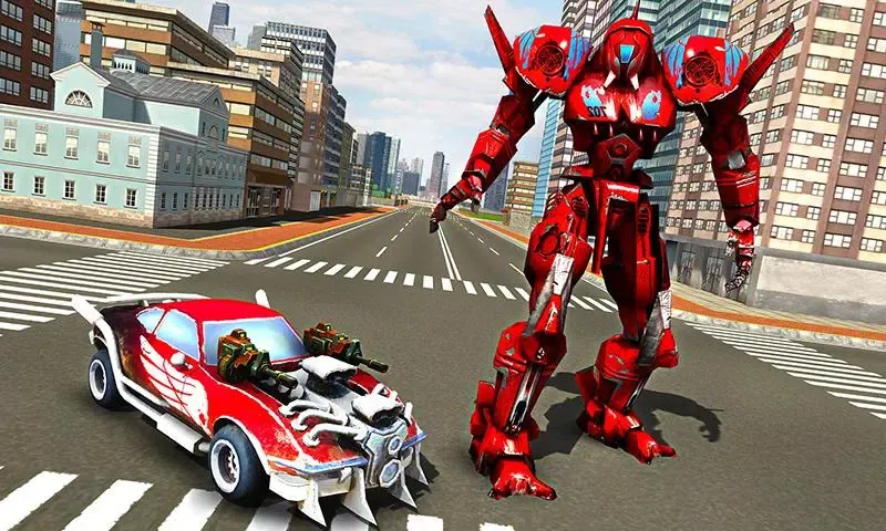 Robot Car War Transform Fight Screenshots