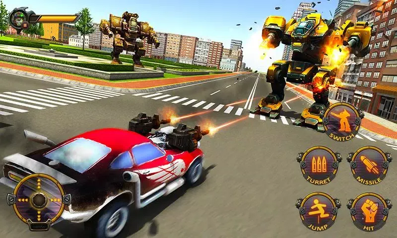Robot Car War Transform Fight Screenshots