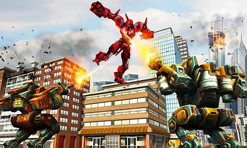 Robot Car War Transform Fight Screenshots