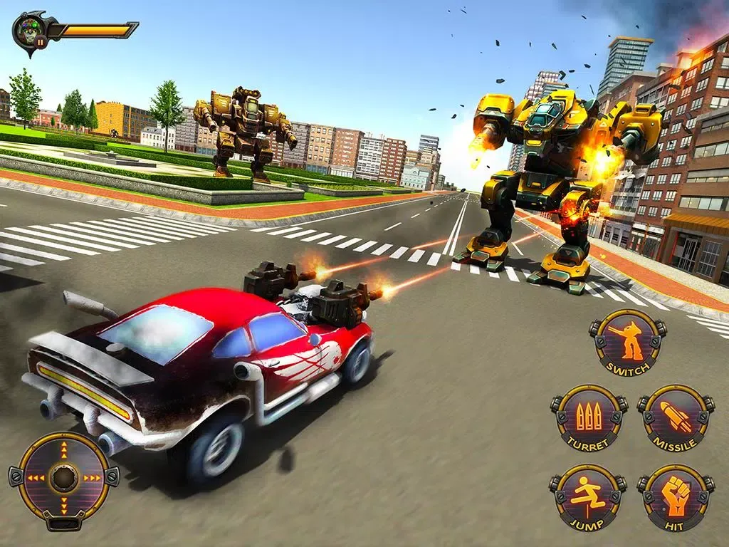 Robot Car War Transform Fight Screenshots