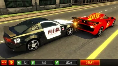 Police Car Chase Smash vs Criminal Gangster Escape Screenshots